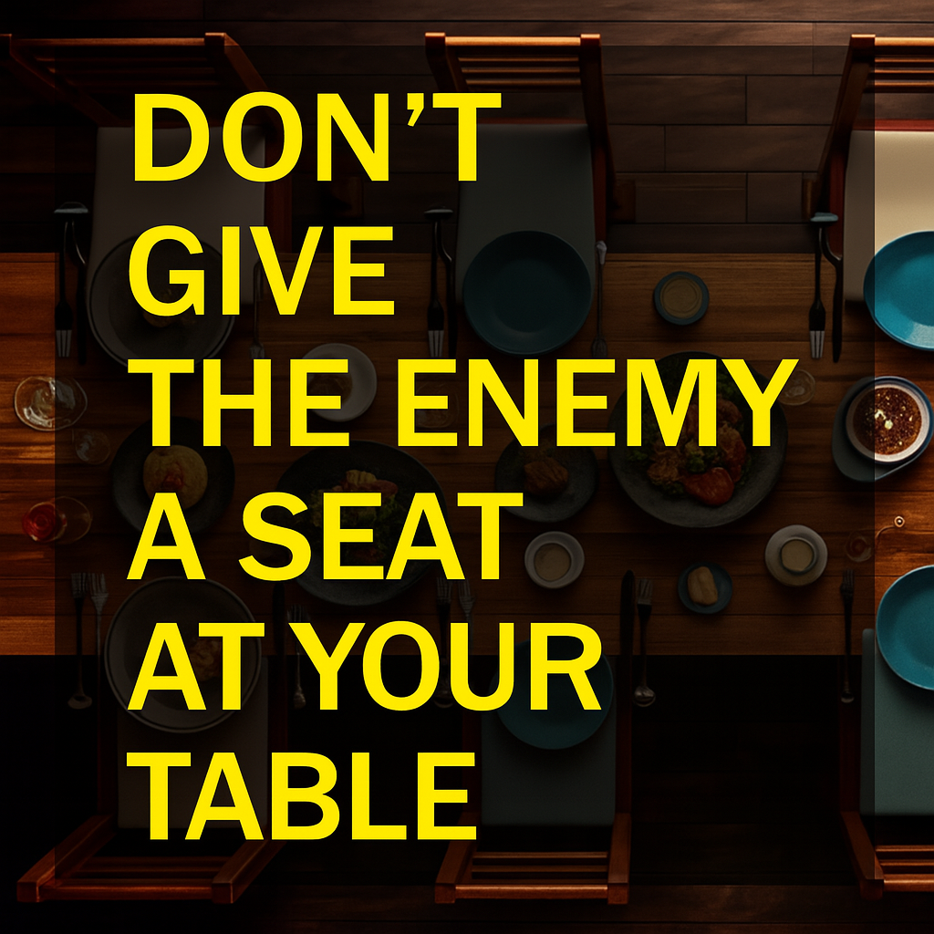 Don’t Give the Enemy a Seat at Your Table | Psalm 23 episode artwork